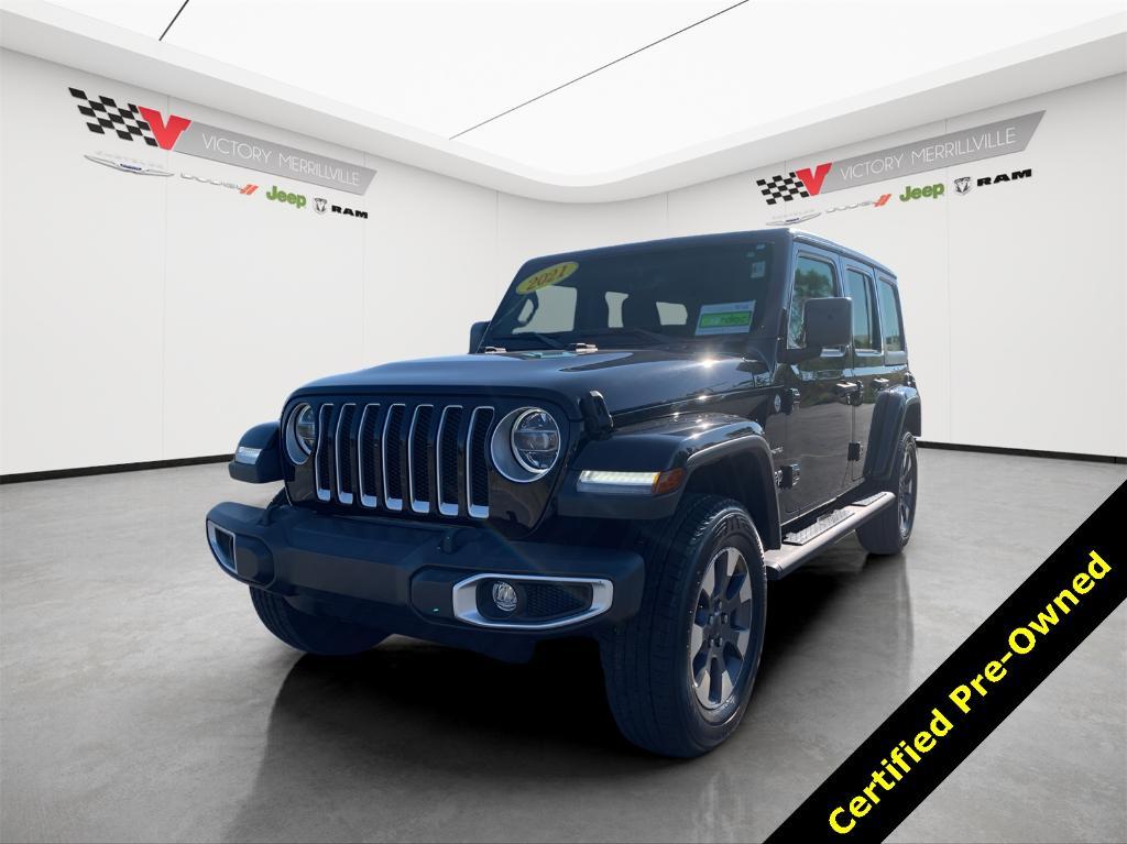 used 2021 Jeep Wrangler Unlimited car, priced at $31,170