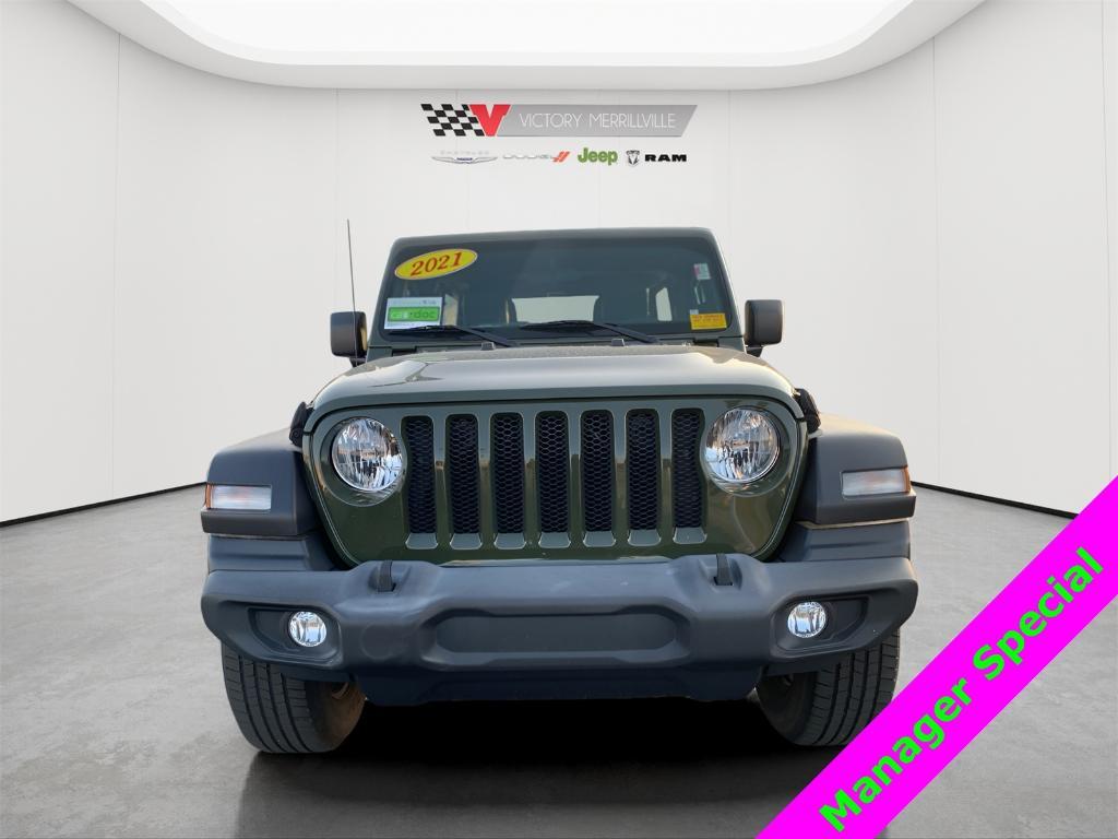 used 2021 Jeep Wrangler Unlimited car, priced at $22,193