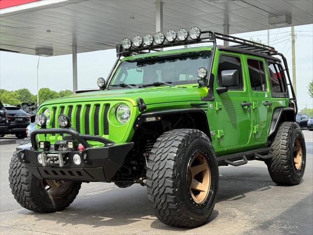 used 2018 Jeep Wrangler Unlimited car, priced at $34,999