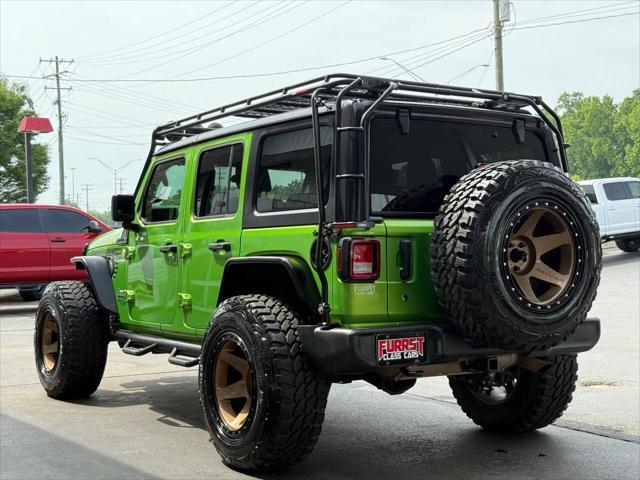 used 2018 Jeep Wrangler Unlimited car, priced at $34,999