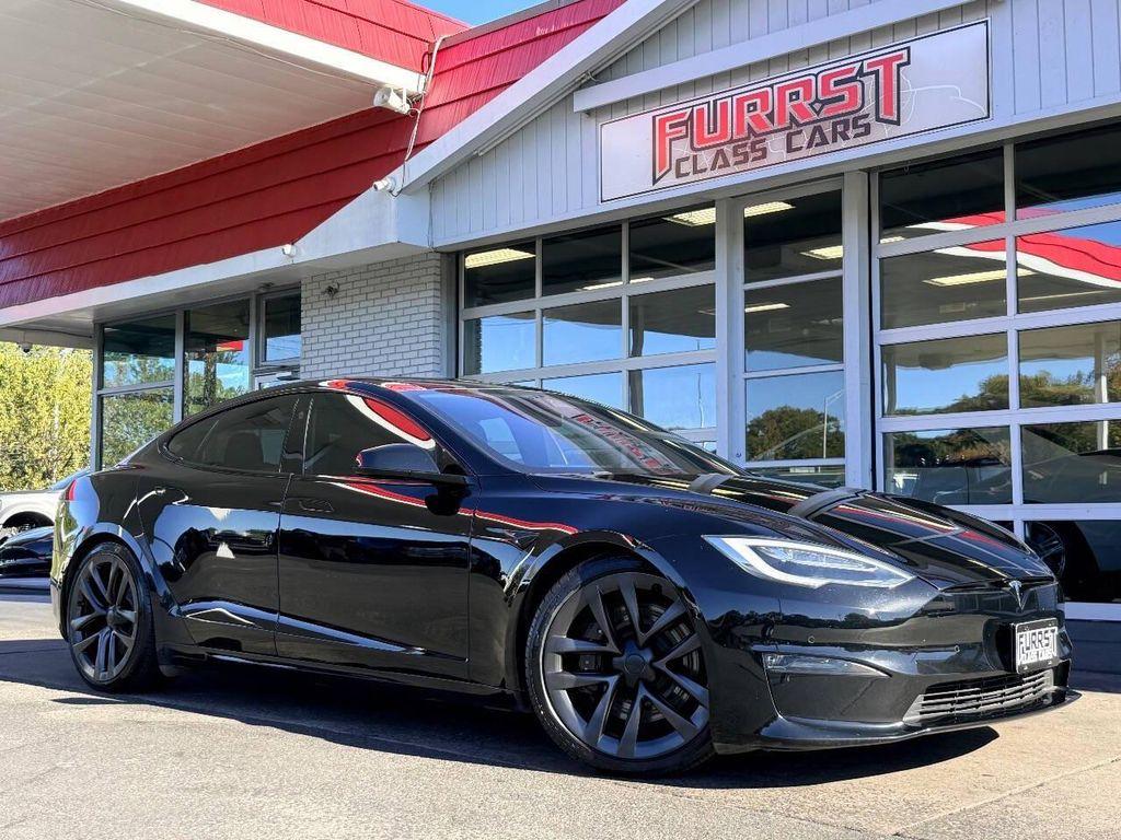 used 2021 Tesla Model S car, priced at $59,999