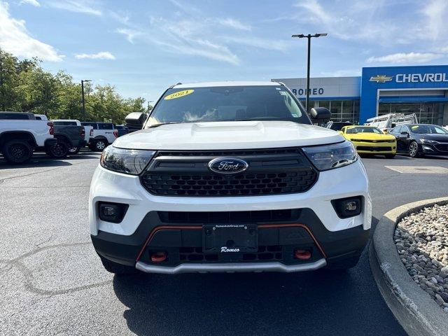 used 2021 Ford Explorer car, priced at $31,999