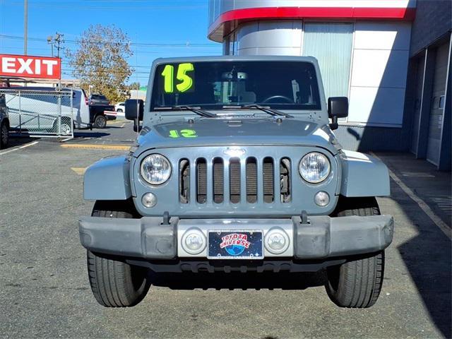 used 2015 Jeep Wrangler Unlimited car, priced at $16,646