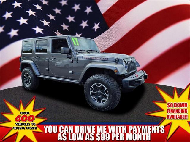 used 2017 Jeep Wrangler Unlimited car, priced at $24,877