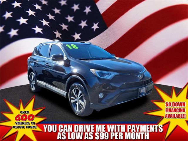used 2018 Toyota RAV4 car, priced at $15,213