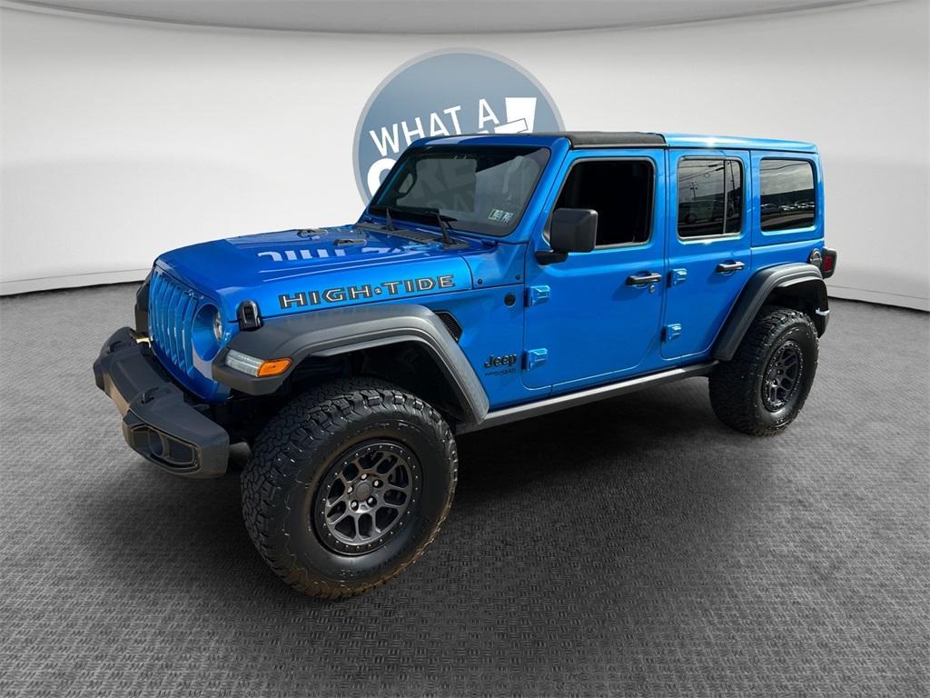 used 2022 Jeep Wrangler Unlimited car, priced at $38,974