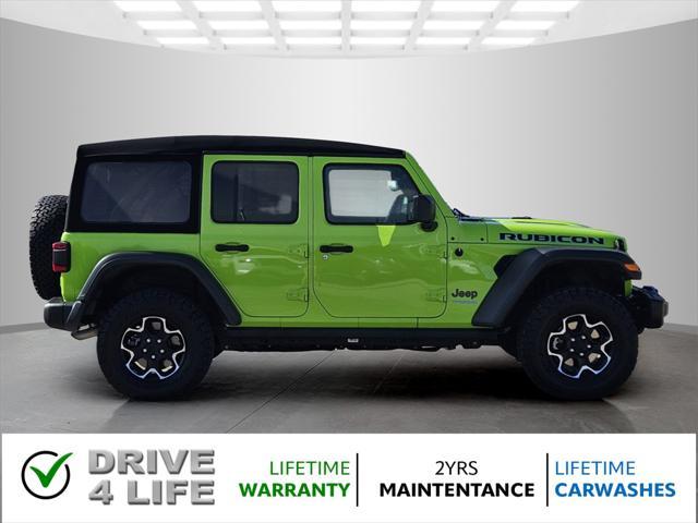 used 2021 Jeep Wrangler Unlimited 4xe car, priced at $36,181