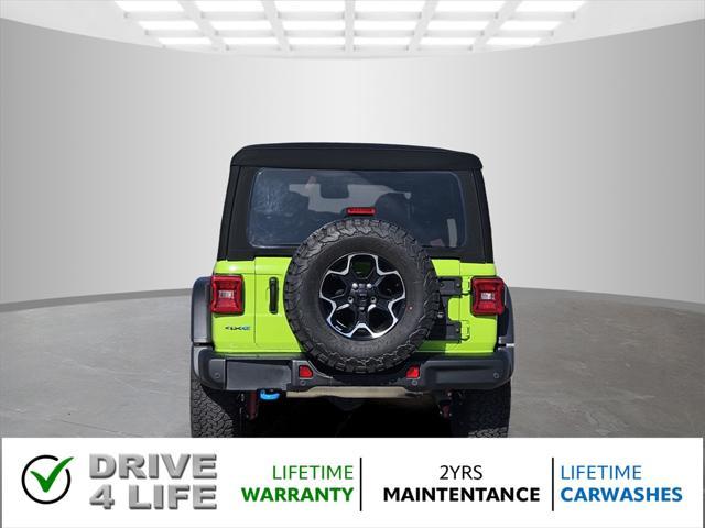 used 2021 Jeep Wrangler Unlimited 4xe car, priced at $36,181