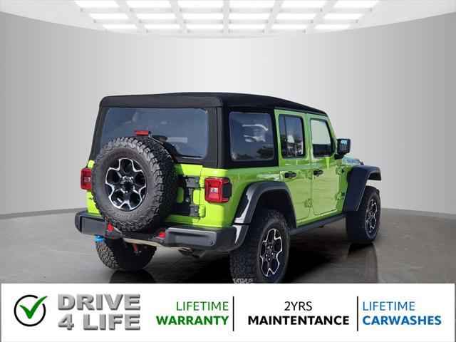 used 2021 Jeep Wrangler Unlimited 4xe car, priced at $36,181