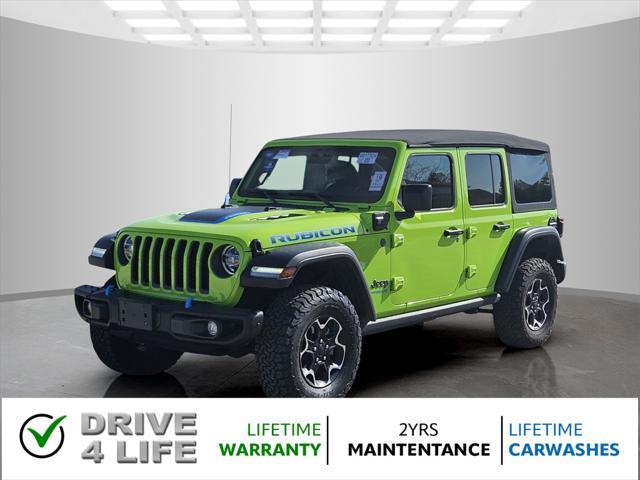 used 2021 Jeep Wrangler Unlimited 4xe car, priced at $36,181