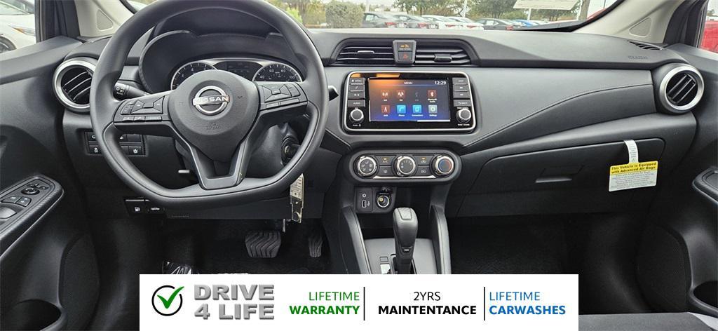 new 2025 Nissan Versa car, priced at $20,210