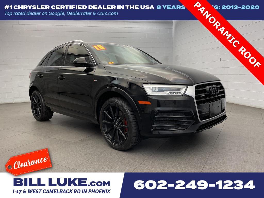 used 2018 Audi Q3 car, priced at $14,973