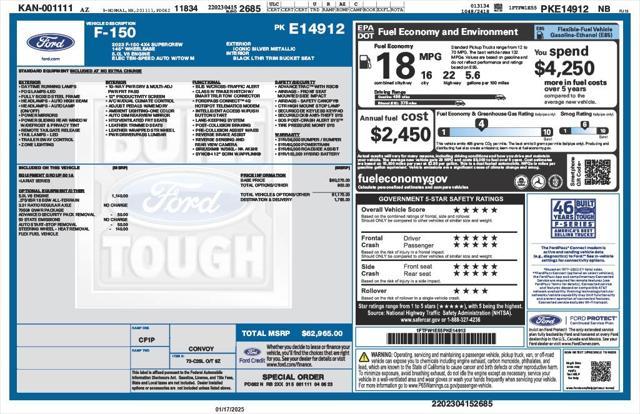 used 2023 Ford F-150 car, priced at $45,973