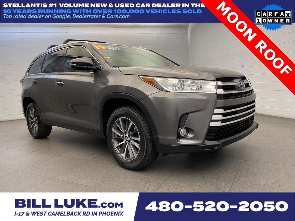 used 2019 Toyota Highlander car, priced at $26,173
