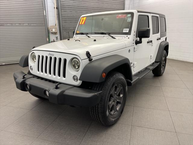 used 2017 Jeep Wrangler Unlimited car, priced at $22,973