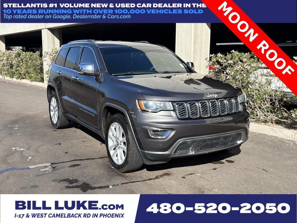 used 2017 Jeep Grand Cherokee car, priced at $14,973