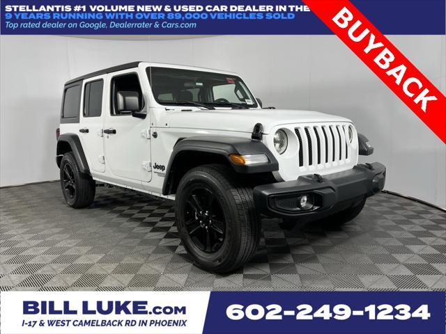 used 2021 Jeep Wrangler Unlimited car, priced at $28,975