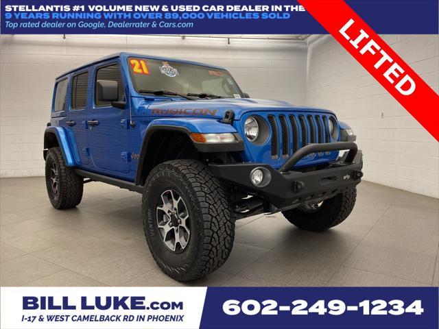 used 2021 Jeep Wrangler Unlimited car, priced at $40,873