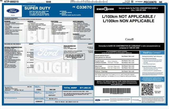 used 2023 Ford F-250 car, priced at $49,973