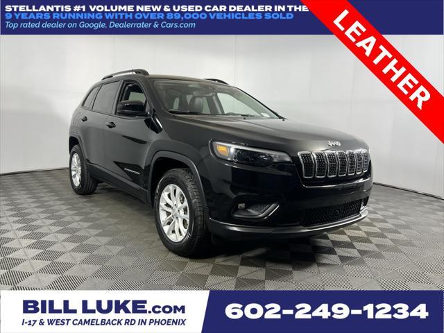 used 2022 Jeep Cherokee car, priced at $21,273