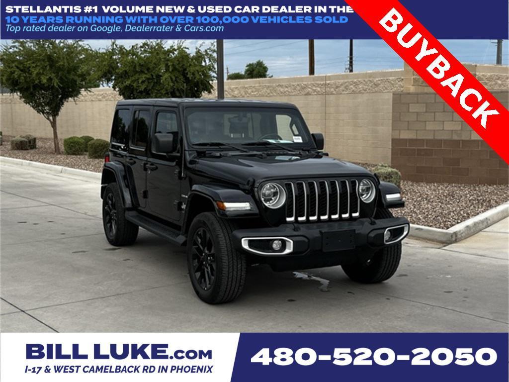 used 2021 Jeep Wrangler Unlimited 4xe car, priced at $27,575