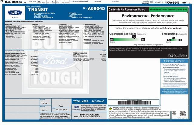 used 2022 Ford Transit-350 car, priced at $34,973
