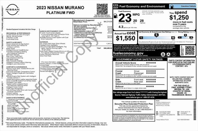 used 2023 Nissan Murano car, priced at $30,973