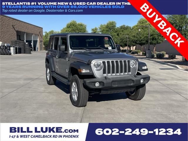 used 2020 Jeep Wrangler Unlimited car, priced at $26,475