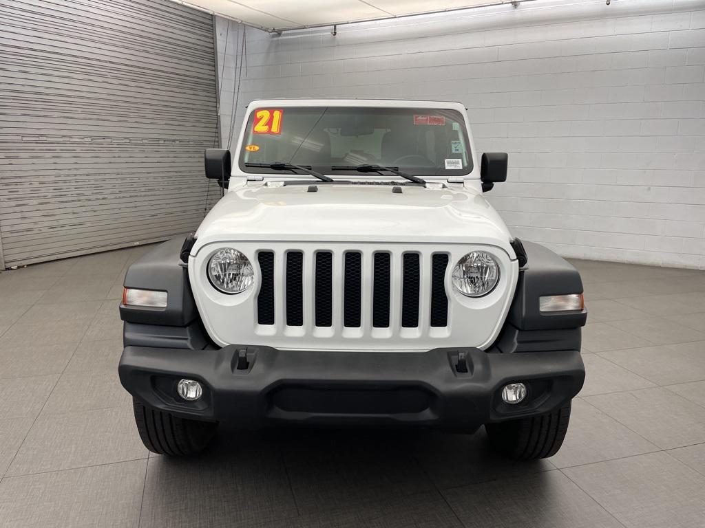 used 2021 Jeep Wrangler Unlimited car, priced at $25,573