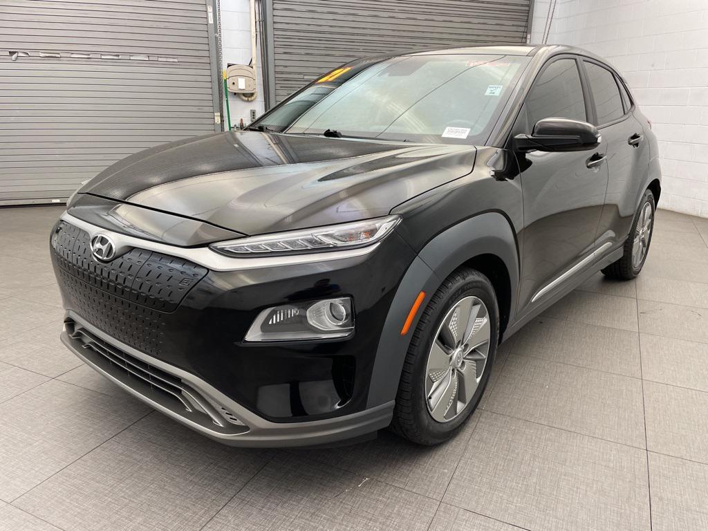 used 2021 Hyundai Kona EV car, priced at $14,573