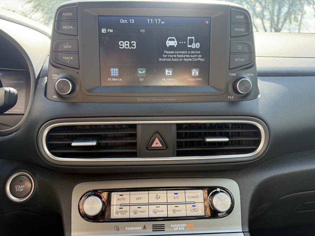 used 2021 Hyundai Kona EV car, priced at $15,673