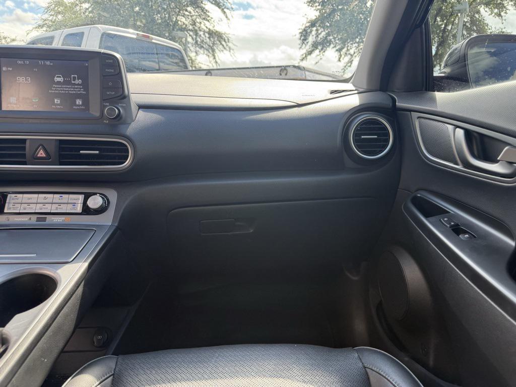 used 2021 Hyundai Kona EV car, priced at $15,673