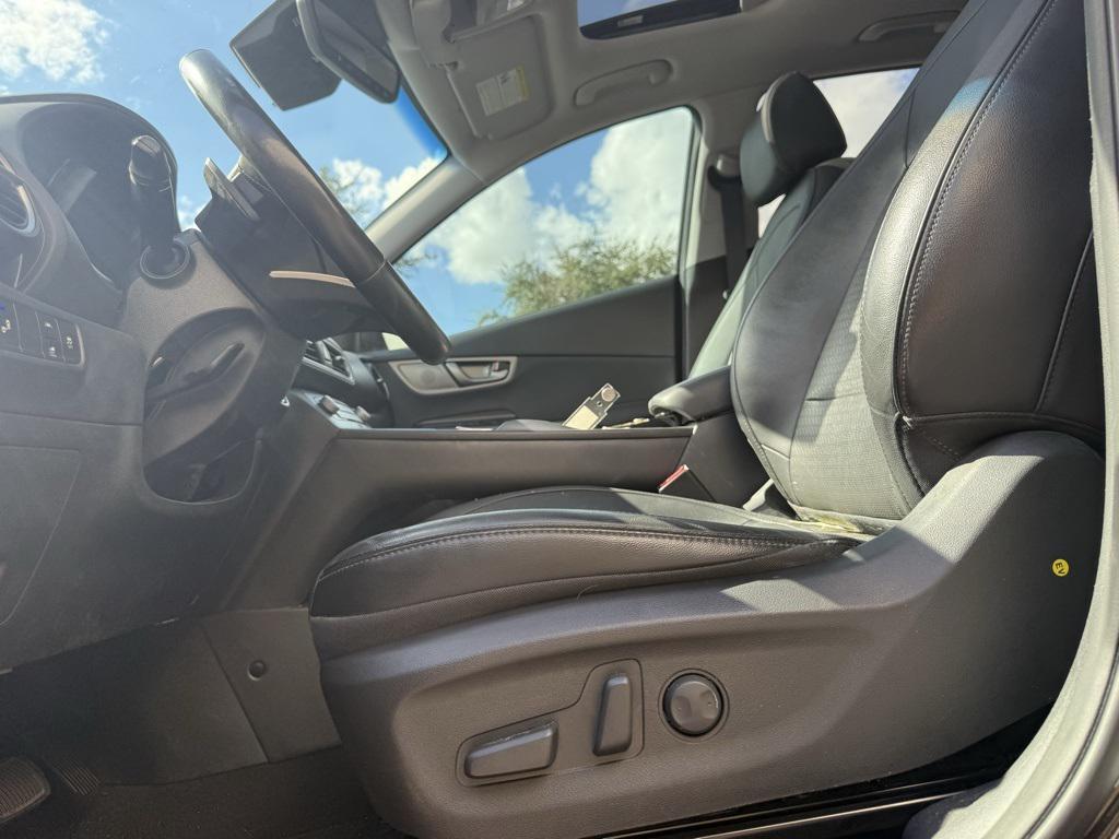 used 2021 Hyundai Kona EV car, priced at $15,673