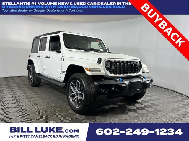 used 2024 Jeep Wrangler 4xe car, priced at $31,975