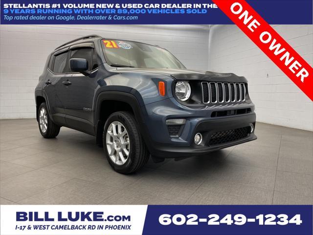 used 2021 Jeep Renegade car, priced at $19,573