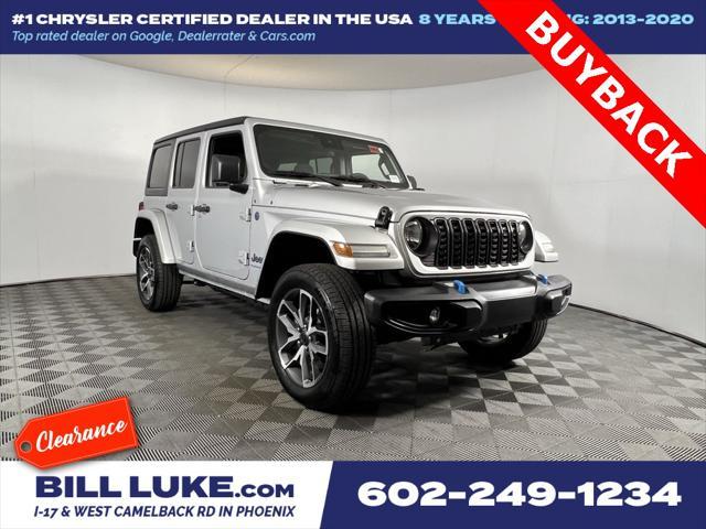 used 2024 Jeep Wrangler 4xe car, priced at $32,975