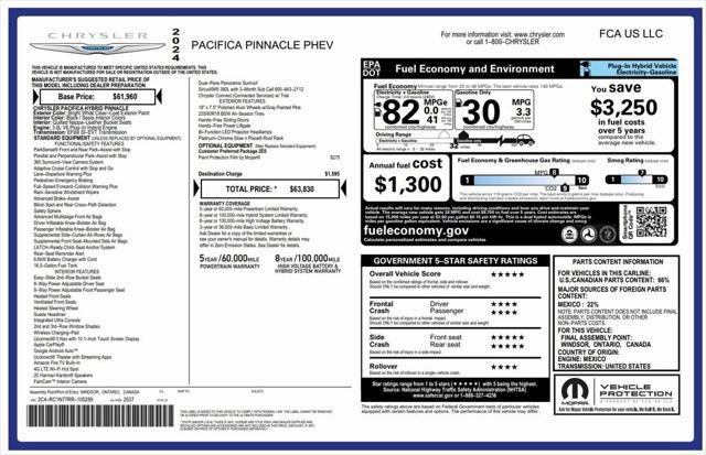 used 2024 Chrysler Pacifica car, priced at $43,973
