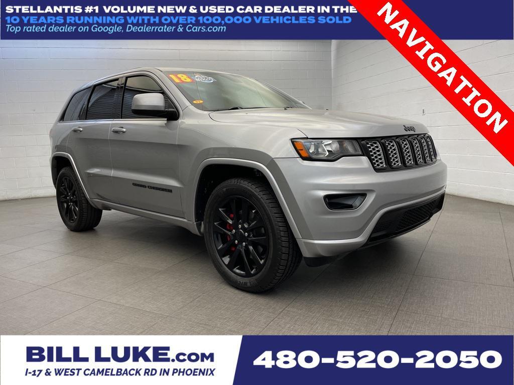 used 2018 Jeep Grand Cherokee car, priced at $15,973