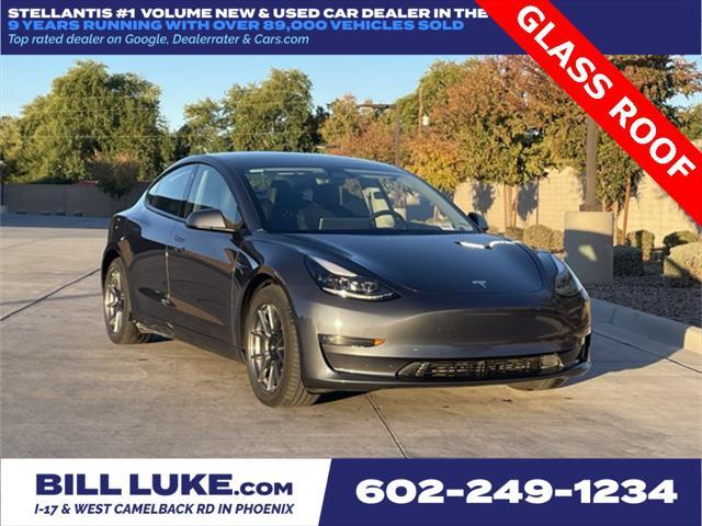 used 2022 Tesla Model 3 car, priced at $25,373