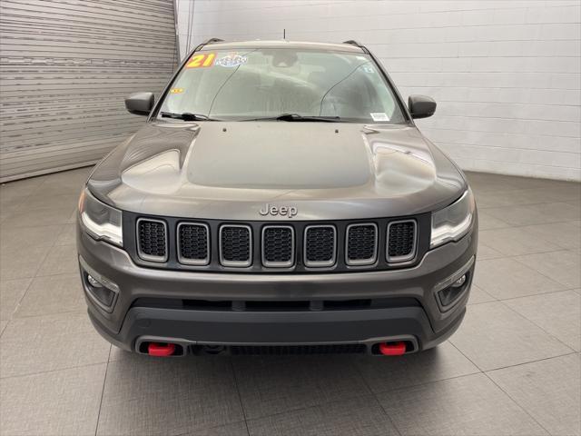 used 2021 Jeep Compass car, priced at $16,373