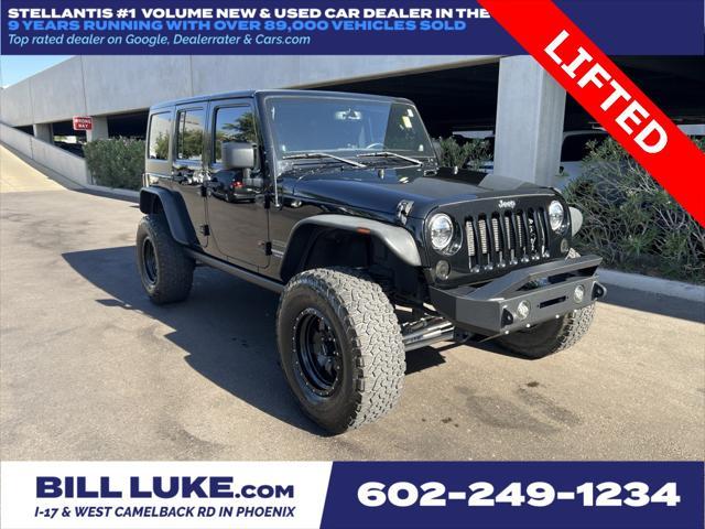 used 2013 Jeep Wrangler Unlimited car, priced at $20,573