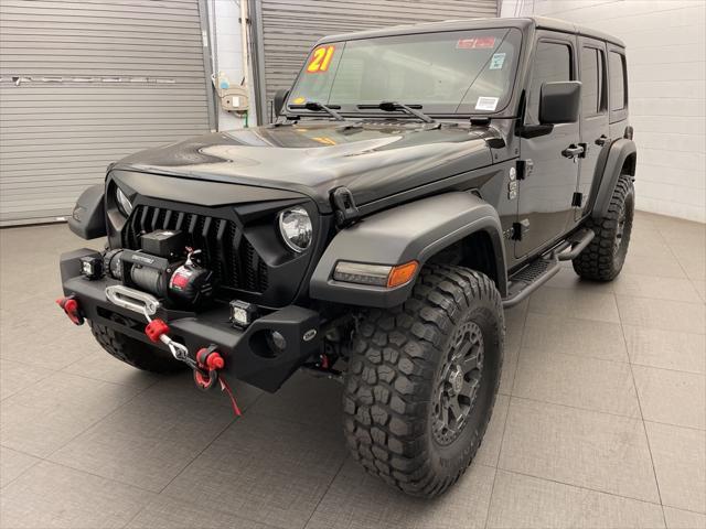 used 2021 Jeep Wrangler Unlimited car, priced at $31,975