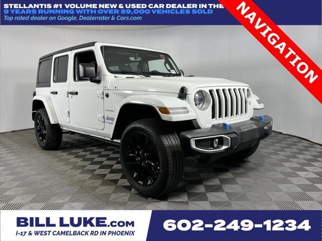 used 2022 Jeep Wrangler Unlimited 4xe car, priced at $30,273