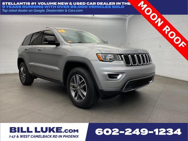 used 2018 Jeep Grand Cherokee car, priced at $19,973