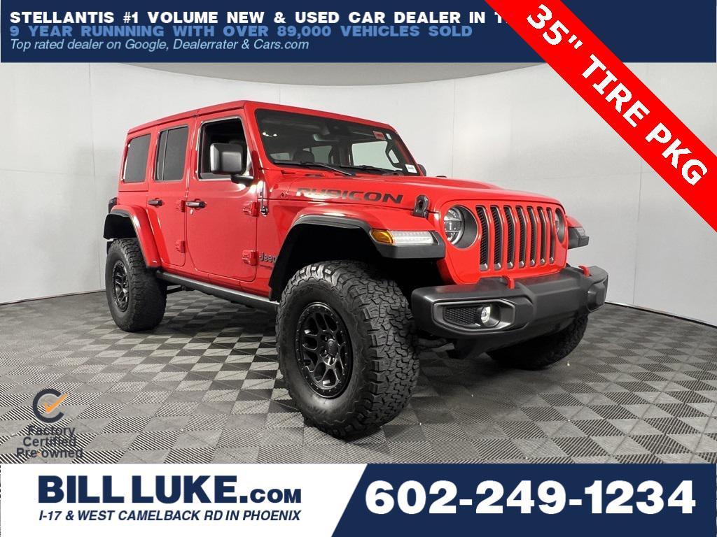 used 2022 Jeep Wrangler Unlimited car, priced at $36,573
