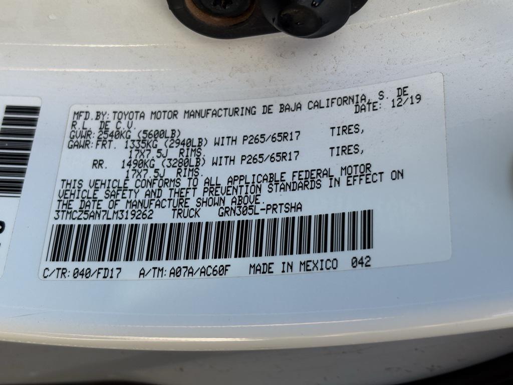 used 2020 Toyota Tacoma car, priced at $32,873