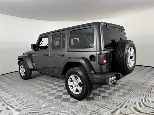 used 2020 Jeep Wrangler Unlimited car, priced at $30,073
