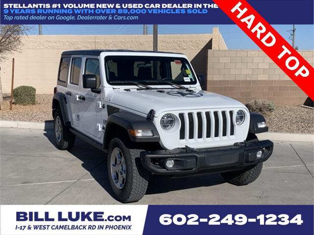 used 2021 Jeep Wrangler Unlimited car, priced at $29,973