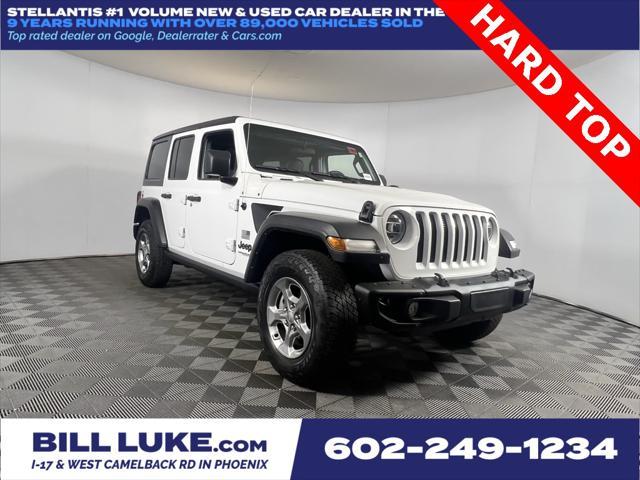 used 2021 Jeep Wrangler Unlimited car, priced at $28,973