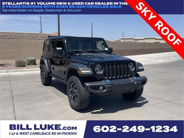 used 2022 Jeep Wrangler Unlimited 4xe car, priced at $35,973